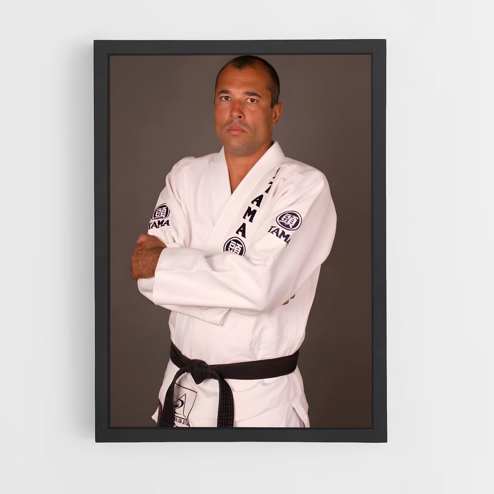 Poster Le Maître du Jiu-Jitsu – affiche Jiu-jitsu brésilien (vue 2)
